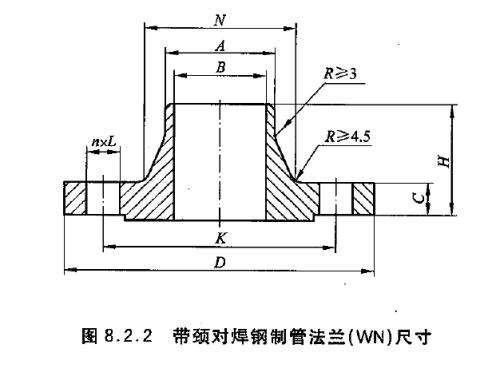 化工部法兰结构图